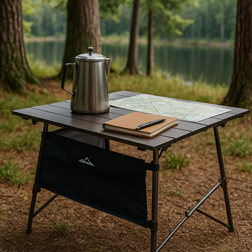 Ultra-Light Folding Camping Table – Modular, Durable & Trail-Ready